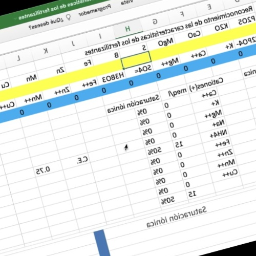 Descarga Una Tabla Nutricional En Excel Para Controlar Tu Alimentación.